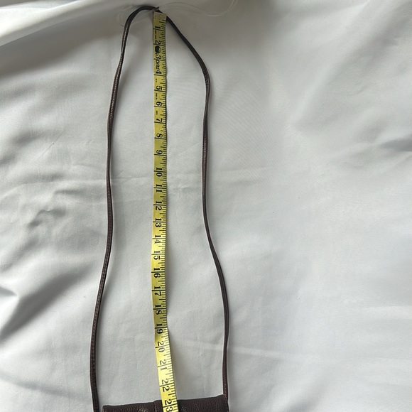 Vintage Authentic Fossil Women Cross Body Brown Genuine Leather Bag - Picture 10 of 10